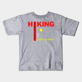 Hiking Is The Answer Kids T-Shirt